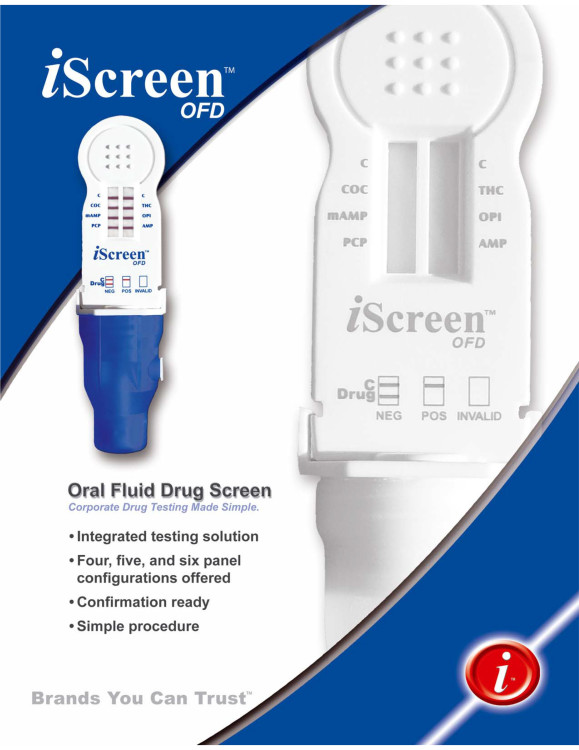 iScreen OFD (Oral Fluid Drug Screen) RSI LABORATORIES